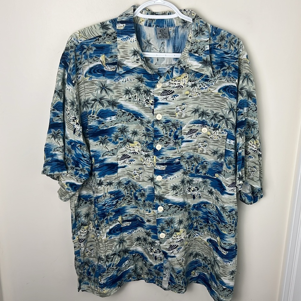 Vintage Claudio Nucci Hawaiian Island Vibe Shirt Size XXL
